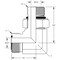 World Wide Fittings Male Flat Face O-Ring to Male O-Ring Boss Adjustable 90 Degree Elbow 4515X08X04 - alternate 2